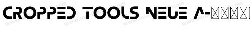 Cropped Tools Neue A字体转换
